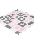 Ecotoys Salteluta de joaca tip puzzle cu pereti 36 elemente ECOEVA013