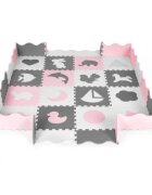 Ecotoys Salteluta de joaca tip puzzle cu pereti 36 elemente ECOEVA013