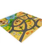 Ecotoys Salteluta educationala pentru joaca 9 elemente Safari ECOEVA009
