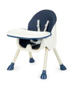 Ecotoys Scaun de masa 2 in 1 Bleumarin