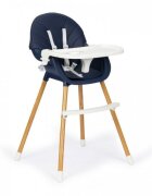 Ecotoys Scaun de masa 2 in 1 bleumarin