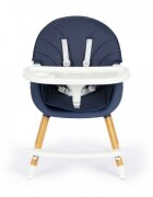 Ecotoys Scaun de masa 2 in 1 bleumarin