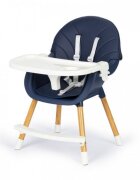 Ecotoys Scaun de masa 2 in 1 bleumarin