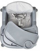 Ecotoys Scaun de masa 2 in 1 cu tapiterie Gri