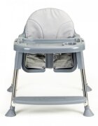 Ecotoys Scaun de masa 2 in 1 cu tapiterie Gri