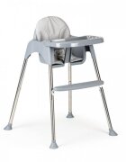 Ecotoys Scaun de masa 2 in 1 cu tapiterie Gri