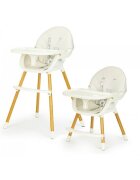 Ecotoys Scaun de masa 2 in 1 HA-004 bej