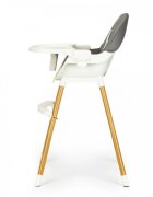 Ecotoys Scaun de masa 2 in 1 HA-004 gri