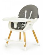 Ecotoys Scaun de masa 2 in 1 HA-004 gri