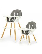 Ecotoys Scaun de masa 2 in 1 HA-004 gri