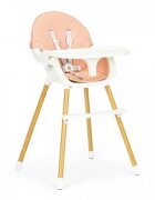 Ecotoys Scaun de masa 2 in 1 HA-004 roz