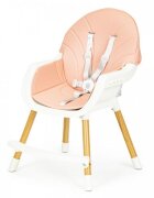 Ecotoys Scaun de masa 2 in 1 HA-004 roz