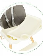 Ecotoys Scaun de masa 2 in 1 HA-018 gri