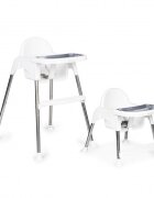 Ecotoys Scaun de masa 2 in 1 HC-135 alb