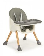 Ecotoys Scaun de masa 2 in 1 HC-823S Gri