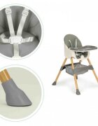 Ecotoys Scaun de masa 2 in 1 HC-823S Gri