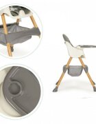 Ecotoys Scaun de masa 2 in 1 HC-823S Gri