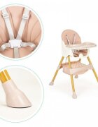 Ecotoys Scaun de masa 2 in 1 HC-823S Roz