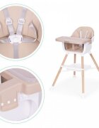 Ecotoys Scaun de masa 2 in 1 HC508 Bej
