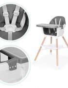 Ecotoys Scaun de masa 2 in 1 HC508 Gri