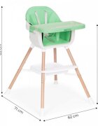 Ecotoys Scaun de masa 2 in 1 HC508 Verde