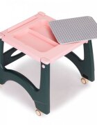 Ecotoys Scaun de masa 2 in 1 pentru copii Roz