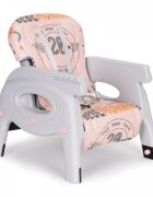 Ecotoys Scaun de masa 2 in 1 pentru copii Roz