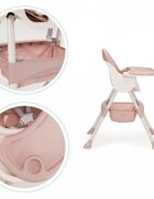 Ecotoys Scaun de masa 2 in 1 Roz