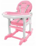 Ecotoys Scaun de masa 3 in 1 HC-223 Roz