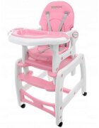 Ecotoys Scaun de masa 3 in 1 HC-223 Roz