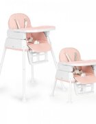 Ecotoys Scaun de masa 3 in 1 pentru copii HA-009 roz