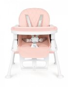 Ecotoys Scaun de masa 3 in 1 pentru copii HA-009 roz