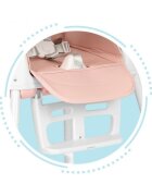 Ecotoys Scaun de masa 3 in 1 pentru copii HA-009 roz