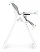 Ecotoys Scaun de masa HA-013 gri inchis