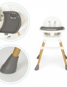 Ecotoys Scaun de masa pentru copii HA-042 alb