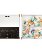 Ecotoys Set de masa cu doua scaune pentru copii OTI43