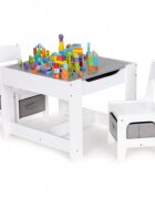 Ecotoys Set de masa cu doua scaune pentru copii ZCF-01