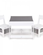 Ecotoys Set de masa cu doua scaune pentru copii ZCF-01