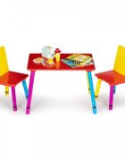 Ecotoys Set de masa cu doua scaune pentru copii ZKB-10