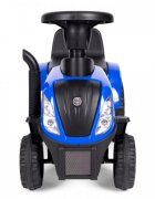 Ecotoys Tractor fara pedale New Holland cu remorca pentru copii 658T Albastru