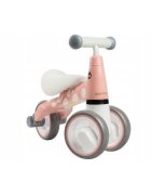Ecotoys Tricicleta copii fara pedale Flamingo LB1603 varsta 1-3 ani scaun confortabil si moale roti duble fata functie de blocare a ghidonului sarcina maxima admisa 20 kg