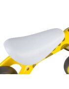 Ecotoys Tricicleta copii fara pedale LB1603 Galben varsta 1-3 ani scaun confortabil si moale roti duble fata functie de blocare a ghidonului sarcina maxima admisa 20 kg