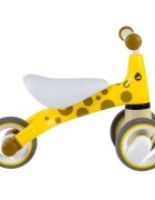 Ecotoys Tricicleta copii fara pedale LB1603 Galben varsta 1-3 ani scaun confortabil si moale roti duble fata functie de blocare a ghidonului sarcina maxima admisa 20 kg