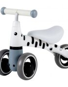Ecotoys Tricicleta copii fara pedale Zebra LB1603 varsta 1-3 ani scaun confortabil si moale roti duble fata functie de blocare a ghidonului sarcina maxima admisa 20 kg