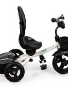 Ecotoys Tricicleta pentru copii JM-311 Gri cu sezut reversibil de la 12 luni pana la 25 kg spatar reglabil pozitie de somn si sezut rotativ