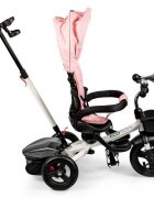Ecotoys Tricicleta pentru copii JM-311 Roz cu sezut reversibil de la 12 luni pana la 25 kg spatar reglabil pozitie de somn si sezut rotativ