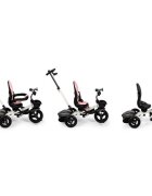 Ecotoys Tricicleta pentru copii JM-311 Roz cu sezut reversibil de la 12 luni pana la 25 kg spatar reglabil pozitie de somn si sezut rotativ