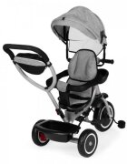 Ecotoys Tricicleta pentru copii WQL-066-52 Gri 2 in 1 cu scaun rotativ 360 roti din spuma EVA greutate admisa 25kg