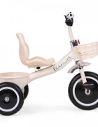 Ecotoys Tricicleta pentru copii WQL-1999 Bej cu pedale roti din spuma EVA greutate admisa 25 kg