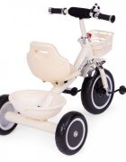 Ecotoys Tricicleta pentru copii WQL-1999 Bej cu pedale roti din spuma EVA greutate admisa 25 kg